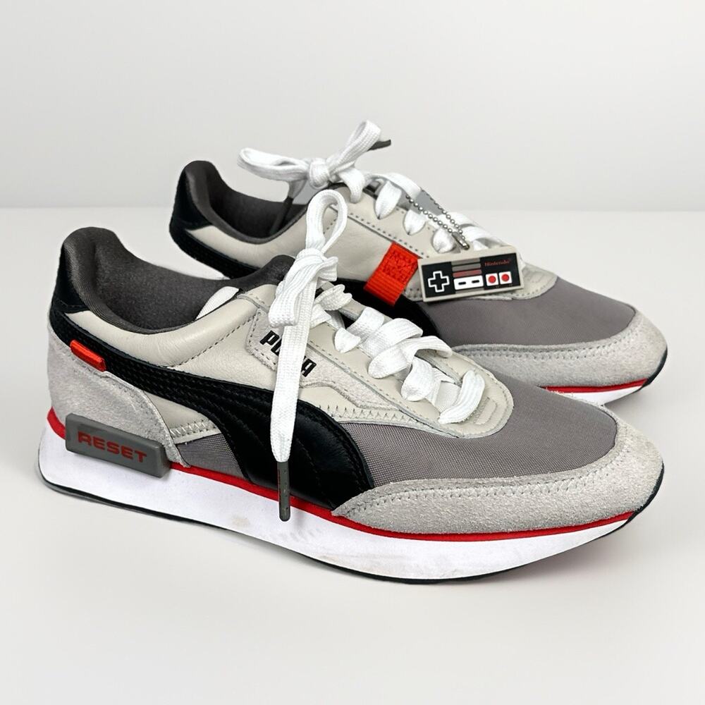 PUMA Nintendo x Future Rider Retro Console Kids 4.5 4.5C 381250-01 Shoes Sneaker